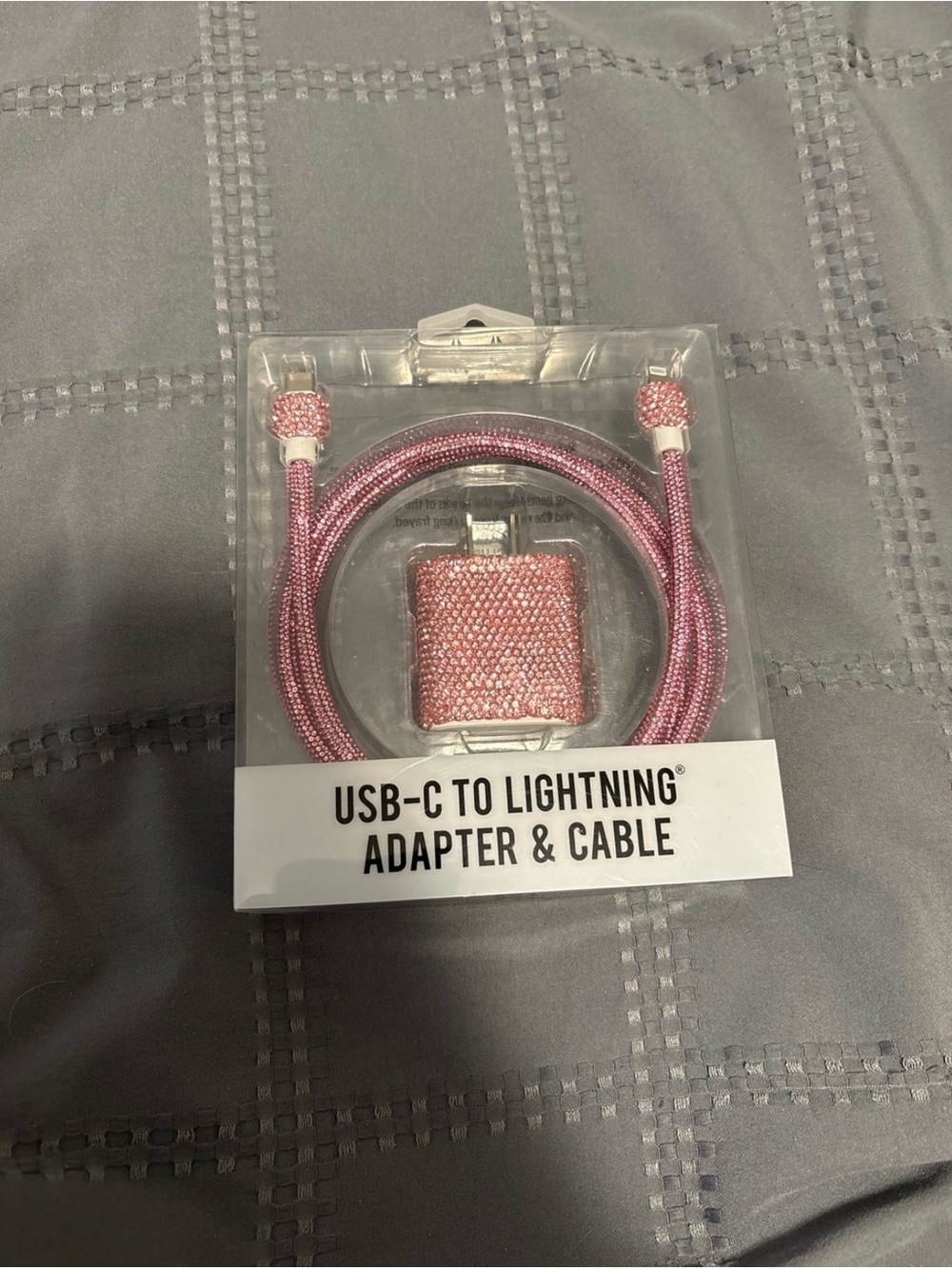 USB-C to Lightning Adapter & Cable - Pink